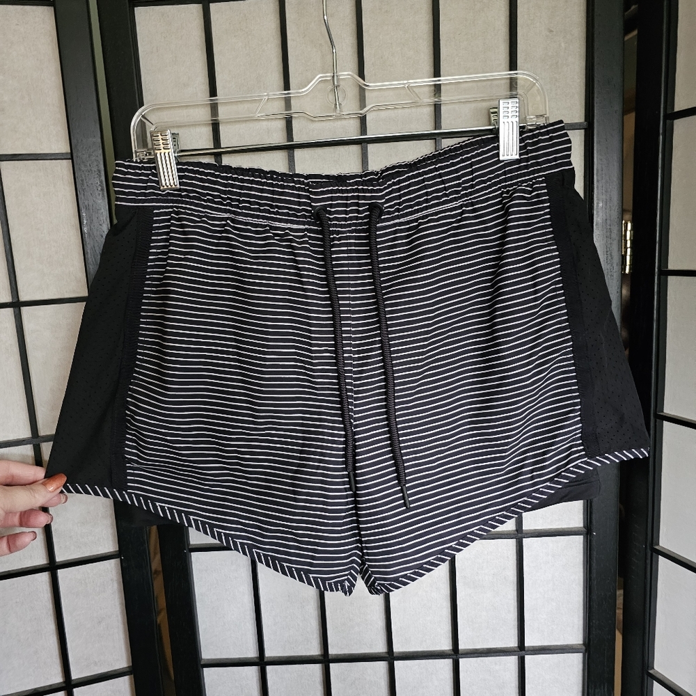 LAST CHANCELined Tangerine Drawstring Shorts